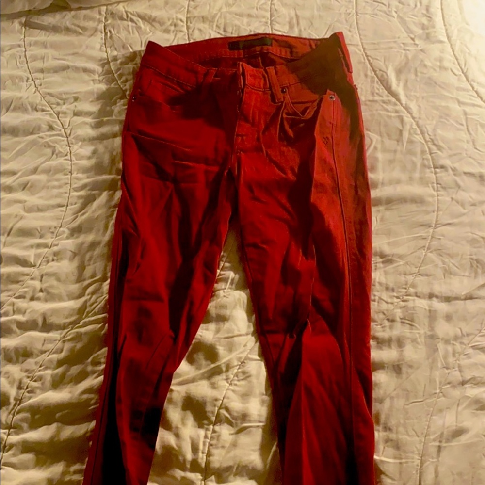 Red pants only worn once